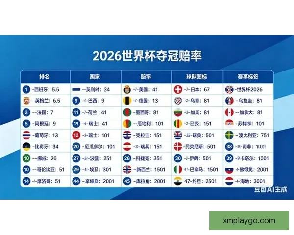 世界杯足球竞猜赔率分析与预测，助你洞察投注机会与赛事走势